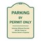 Signmission Designer Series-Parking By Permit Vehicles Without Permits Towed Vehic, 24" x 18", TG-1824-9803 A-DES-TG-1824-9803 - alternate 1